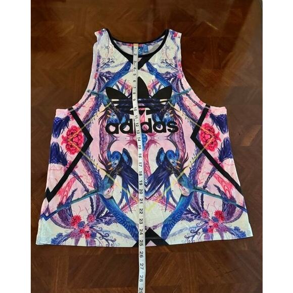 Adidas Originals x Farm Rio Tropical Bird Print Tank Top-Size S - Picture 15 of 16
